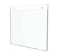 Deflecto - support de panneau paysage A4, robuste, transparent, chargement par l