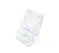 Deflecto Support mural en plastique transparent durable et attrayant pour brochu