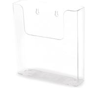 Deflecto Supports de littérature portrait pour affichage - Porte-revues mural A4 avec dos plat - Parfait pour dépliants, brochures et menus