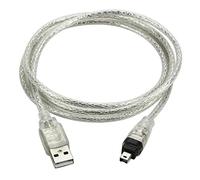 defomery Câble adaptateur USB 2.0 mâle vers Firewire IEEE 1394 4 broches mâle iLink pour Sony DCR-TRV75E DV