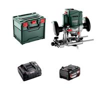 Défonceuse 18V OFV 18 LTX BL 12 + 1 batterie 18V 5,2 Ah + Chargeur rapide ASC 145 METABO
