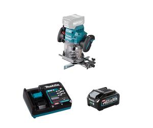 Défonceuse 40V Ø12mm RP001GZ + 1 batterie 40V 4 Ah + chargeur rapide DC40RA MAKITA