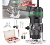 Defonceuse a bois, Machine de coupe électrique pliable, travail de calcul, fraisage, gravure à main, bord du bois, défonceuse, 800W