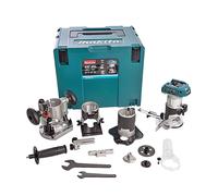 MAKITA DRT50ZJX3 affleureuse 18V Ø 8mm avec kit d'accessoires (Machine Nue)
