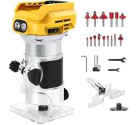 Défonceuse Affleureuse Bois Défonceuse 1300W Sans Fil 6 Vitesses Compatible Dewalt