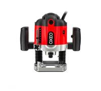 Défonceuse électrique 1200w - Défonceuse verticale électrique - Set de 6 fraises et accessoires inclus - 7 vitesses variables