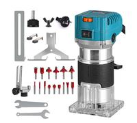 Défonceuse électrique 2000W polyvalente pour le travail du bois, machine à fraiser, tailler, graver et rainurer, outil électrique avec fraise Advanced