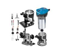 Défonceuse Electrique Routeur à Bois 3 Bases Fixe Inclinable Plongeante 220V