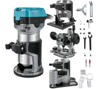 Défonceuse électrique - VEVOR - VV-4B-220 V - 710W - 4 bases - Vitesse variable 13000-33000 tr/min