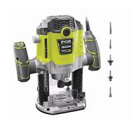 Ryobi Défonceuse RRT1600-K 1600 W 10 000–26 000 tr/min pinces 8/6 mm 5 fraises coffret
