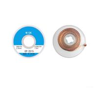 DeFor Ruban à souder, fil de cuivre avec design bas, parfait pour nettoyer les plaquettes et composants PCB (2,5 mm)