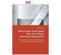 Déformation Hétérogène Dans Des Alliages Aluminium-Magnésium