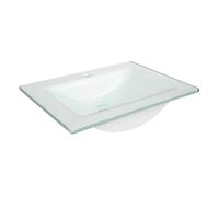 Defra Puro lavabo 61x46 cm rectangulaire de meuble blanc 3072