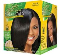 Défrisant - Soft & Beautiful - Botanical Kit - Cheveux Normaux - Sans Parabène - Lissage Facile
