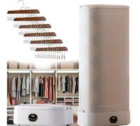 Défroisseur à Vapeur pour vêtements Sèche-linge électrique chauffant 1000 W, machine à repasser à vapeur, sèche-linge/repassage automatique, machine à repasser à vapeur anti-rides, télécomma