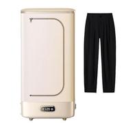 Défroisseur à Vapeur pour vêtements Sèche-linge électrique chauffant, sèche-linge portable, presse à vapeur, machine à repasser, circulation d'air chaud à 360 °, sèche-linge électrique, minu