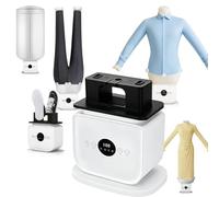 Défroisseur automatique, mannequin gonflable, température réglable | 109 sorties d’air, séchage en 8 min, flux à 360°, formes pour chemises et pantalons, pinces de lestage(Full set)