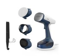 Calor Access Steam Easy Défroisseur vapeur, 1400 W, Débit vapeur 25 g/min, Temps de chauffe 15 secondes, Brosses microfibre anti-poussière, tissus épais, tissus délicats, Crochet porte, Bleu DT7170C0