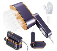 Défroisseur de voyage portable, Ironfor Travel 1200 W, pour vêtements, 4 modes avec écran LCD, puissant pour la maison et les voyages, réservoir d'eau de 150 ml