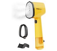 Défroisseur vapeur 1500W portable à semelle céramique Jaune