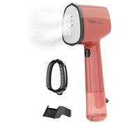 Défroisseur vapeur 1500W portable à semelle céramique Rouge