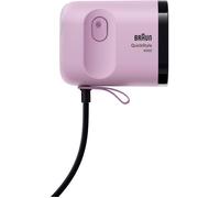 Braun QuickStyle mini - Defroisseur Vapeur Voyage, Vapeur 20 G/min, Violet | Défroisseur de Voyage Compact avec Technologie iCare, Chauffe en 15 s, Remplissage Facile Réservoir 80 ml, 1200 W, GS1031PU