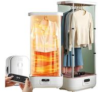 Défroisseur vapeur vertical automatique sans fil 900W sèche linge électrique pliable for un séchage rapide