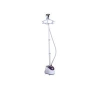 HOMCOM Défroisseur vapeur vertical défroisseur à vêtements 1,8 L 1800 W débit vapeur 30g/min tige telescopique blanc violet