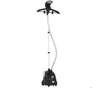 Défroisseur vapeur vertical - HOMCOM - 1,4 L 1950 W débit vapeur 30g/min tige telescopique - plastique - 26x21,5x29cm - noir