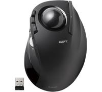 Deft Souris Trackball Sans Fil 2,4 Ghz, Contrôle Des Doigts, Fonction 8 Boutons, Boule Lisse Ergonomique De 34 Mm, Pc/Ordinateur Portable, Windows11/Macos, M-Dt2Drbk