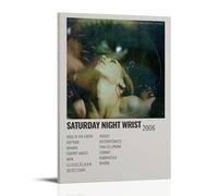 Deftones Affiche murale imperméable au poignet du samedi soir, impression d'intérieur, résistante à l'humidité, facile à installer et résistante à la décoloration, style cadre, 40 x 60 cm