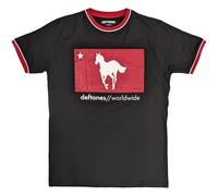 Deftones Star And Pony Ringer T Shirt Size L