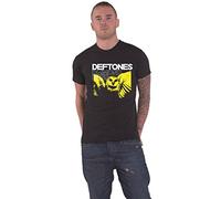 Deftones T Shirt Diamond Eyes Band Logo Nouveau Officiel Homme Noir, Noir , XXL