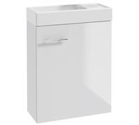 .Deftrans Lavabo WC pour invités avec meuble bas 50 x 70 x 23 cm - Petit ensemble de lavabo pour invités - Meuble sous-vasque - Meuble sous-vasque - Meuble bas blanc