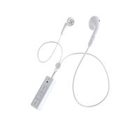 DeFunc BT Earbud BASIC TALK - Écouteurs avec micro - embout auriculaire - Bluetooth - sans fil - blanc Blanc G