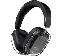 Defunc Mondo by Casques sans Fil Over-Ears avec câble optionnel, 45 Heures de Lecture Active, Bluetooth, Double Microphone ENC et Pilotes, Transparent