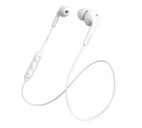 Defunc Plus Music Ecouteurs Bluetooth intra-auriculaires avec microphone HD - Blanc