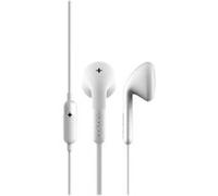 DeFunc +Talk - Écouteurs avec micro - embout auriculaire - filaire - jack 3,5mm - blanc Blanc G