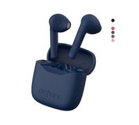 Defunc True Lite Bleu - Écouteur sans Fil Bluetooth 5.3 Hi-FI Son Stéréo, Contrôle Tactile, Microphones Intégrés, 20 Heures Durée de Lecture, USB-C Charge, pour iOS et Android Telephone
