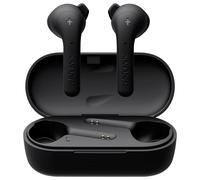 DEFUNC True Music Écouteurs Sans Fil - Son Cristallin, Microphone Haute Qualité, Batterie Longue Durée, Boîtier de Recharge Portable, Commandes Tactiles, Résistants à l'Eau et à la Transpiration, Noir