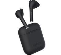 DEFUNC True Talk Écouteurs Intra-Auriculaires sans Fil, Microphone Annulation Bruit ENC, Bluetooth 5.2, Boîtier Recharge Rapide, Commandes Tactiles, Résistants à l'Eau et à la Transpiration IPX4, Noir