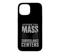 Defund Centres de Surveillance de Masse Protest Design Coque pour iPhone 15