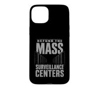 Defund Centres de Surveillance de Masse Protest Design Coque pour iPhone 15 Plus