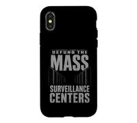 Defund Centres de Surveillance de Masse Protest Design Coque pour iPhone X/XS