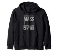 Defund Centres de Surveillance de Masse Protest Design Sweat à Capuche
