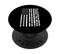 Defund The Media Don't Let The Media Tell The False Story PopSockets PopGrip Adhésif