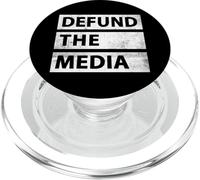 Defund The Media Political Faux News PopSockets PopGrip pour MagSafe