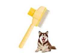 Defur Peigne à puces pour chats - Défrotte les puces pour chats | Décollement des animaux de compagnie Brosse de nettoyage légère Brosse à épilation Balayeuse Stripper douce