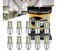 Defvnsy Ampoule LED P21W 1156 BA15S, Super Lumineuses Blanc 6000K Ampoules 12V, avec 18SMD 5050 Ampoule LED Voiture pour Clignotants, Feux Arrière, Feux de Jour, Feux de Recul, Feux de Freinage