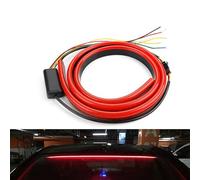 Defvnsy Bande LED Voiture, 100CM / 39.4" Feu Arrière de Freinage Multifonction 12V pour Voiture Feu D'arrêt Supplémentaire LED Clignotant de Conduite Feu D'avertissement Anti-retournement (Rouge)
